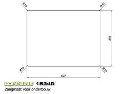 Lorreine 3415R Luxe ruostumatonta terästä puolitoista allasta 3415cm taso-asennus, alta-asennus ja pinta-asennus 1150178230