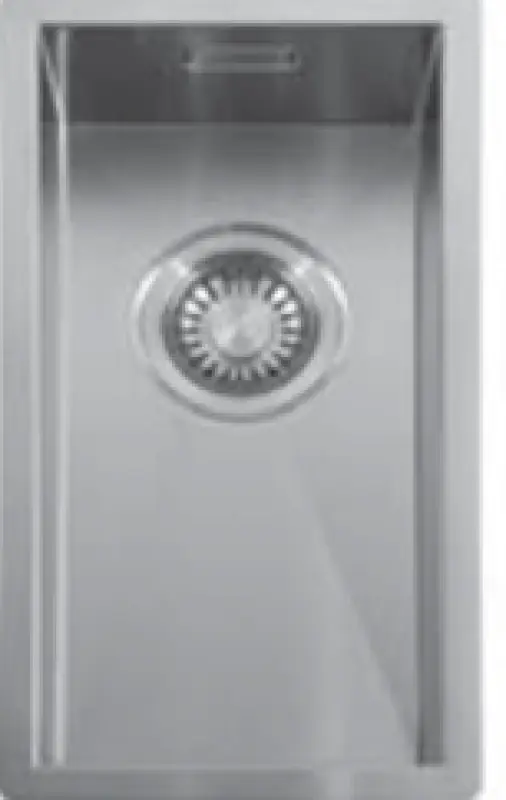 ABK Baronga pieni ruostumattomasta teräksestä valmistettu pesuallas 20x40 cm taso-, alapuoli- ja päällirakennus BAR20FVI