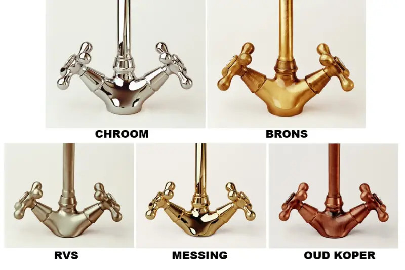 Nostalginen keittiöhana Pronssi V1979BRST