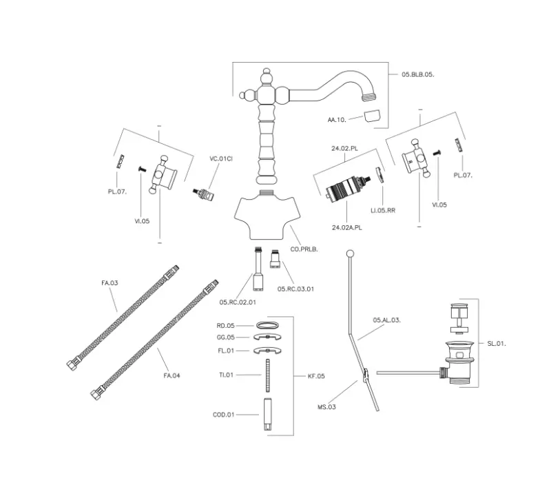 Huber Victorian Termostaattinen Pesuallashana RST VTT520102A