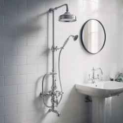 Huber Victoriaaninen Thermostaattinen Kylpy-/Suihkusetti 30 cm Ruostumaton Teräs 592.VN31H.AC