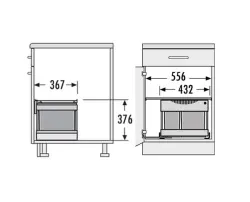 Hailo Tandem S 2 Plus 2 roskakorit 1153449242