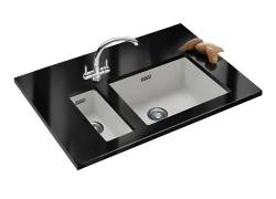 Franke Sirius 2 S2D 110.50 valkoinen muovinen tiskiallas 50x41cm alakaappiin 125.0252.224