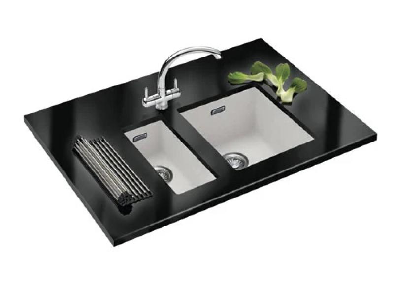 Franke Sirius 2 S2D 110.34 valkoinen muovinen tiskiallas 34x41cm alakaappiin 125.0252.229