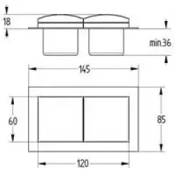 Stopcontact ST 3020 ST/2