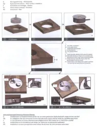 Bachmann Twist keukenaansluiting in werkblad RVS 2-voudig 008749