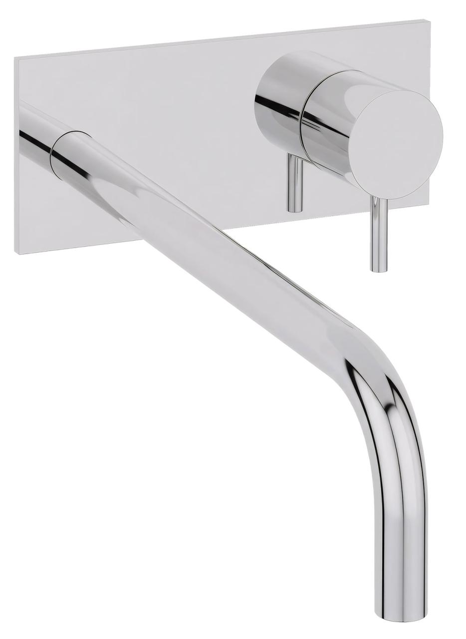 Waterevolution Flow upotettava pesuallashana peitelevyllä, kromi ja 25cm ulostulo T1161B01-25