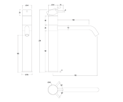 Waterevolution Flow keukenkraan mat wit T150BR