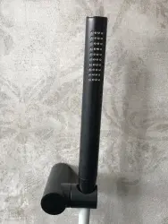 Waterevolution Flow kylpyammeen sekoitin käsisuihkusarjalla, mattamusta T130PR