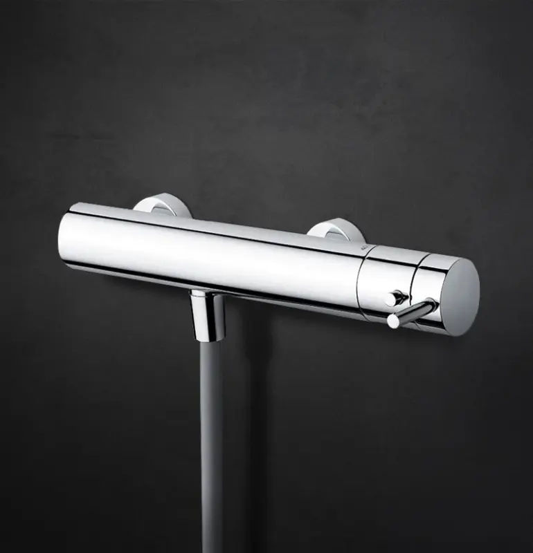 Waterevolution Flow suihkutermostatti suihkutarvikkeilla, kromi T140T01