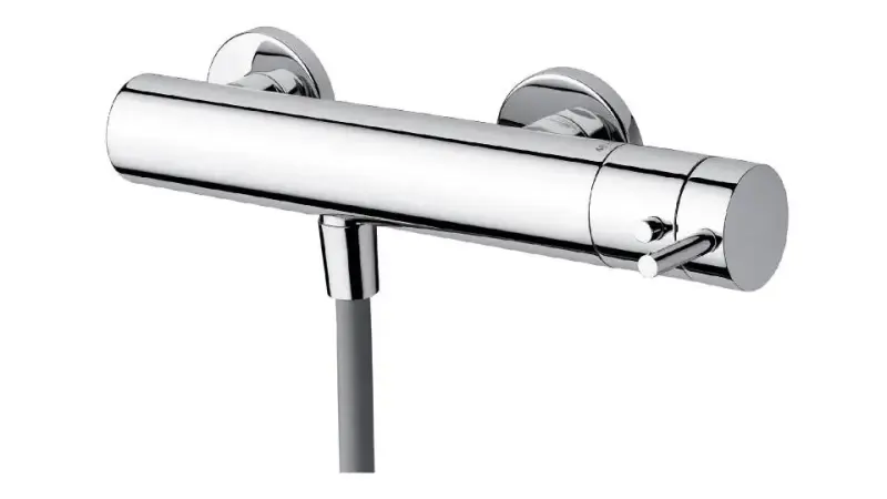 Waterevolution Flow suihkutermostatti suihkutarvikkeilla, kromi T140T01