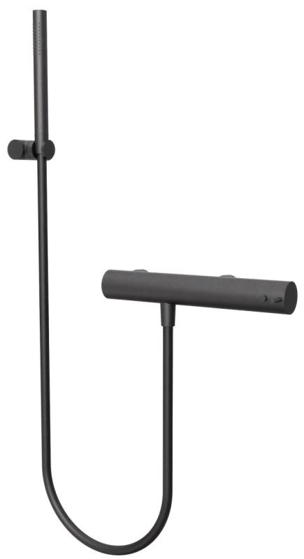 Waterevolution Flow Shower Thermostat with shower holder Black T140TPR