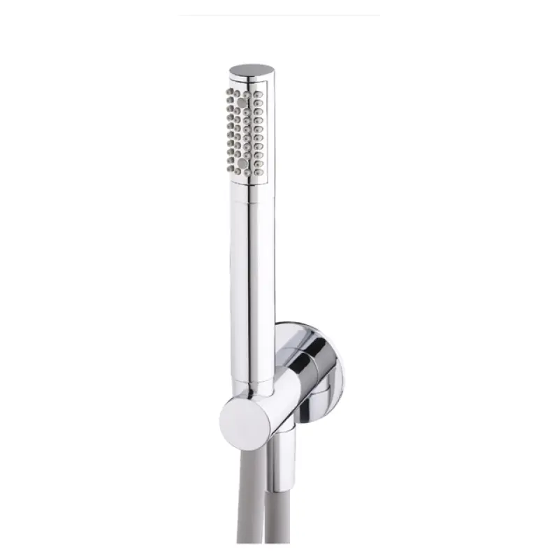Waterrevolution Flow Shower holder with outlet, flexible and handshower Chrome T162101