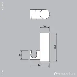 Waterevolution Flow kylpyhuonesarja kromi T162201