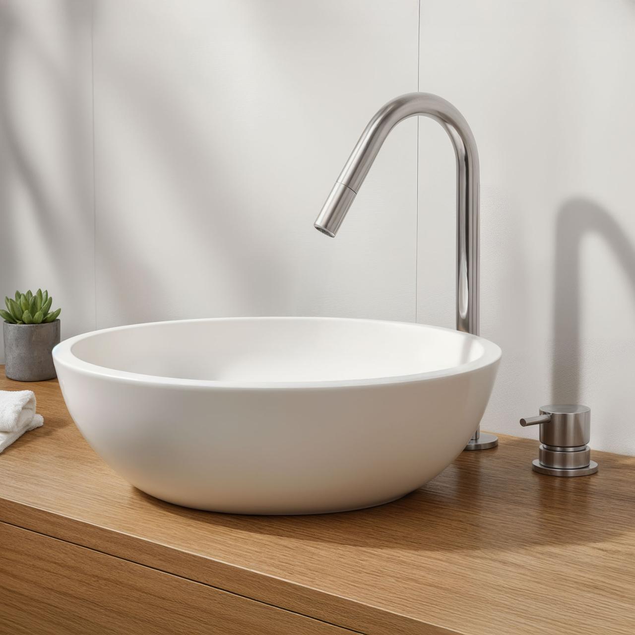 Waterevolution Flow Washbasin mixer with 2holes and automatic stop & go valve Chrome T112V01 - Productafbeelding 2