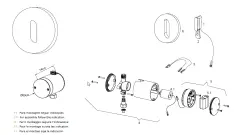 Waterevolution Flow ingebouwde wastafel infraroodsensor op netstroom mat zwart T118EEPR