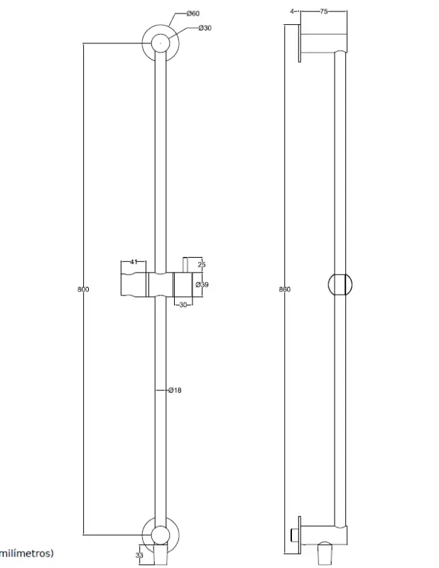 Waterevolution Flow Directional sliding whoer rail with outlet, flexible and handshower White T1661BR
