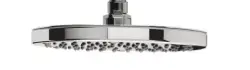 Waterevolution Flow regendouche 200mm mat zwart T1643PR