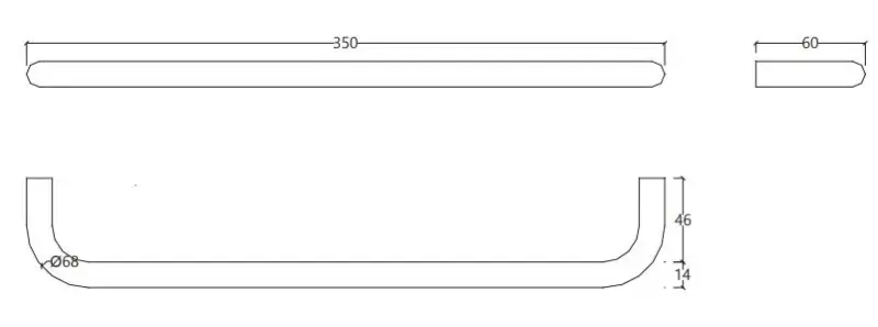 Waterevolution flow pyyheteline 35 cm mattamusta A111PR