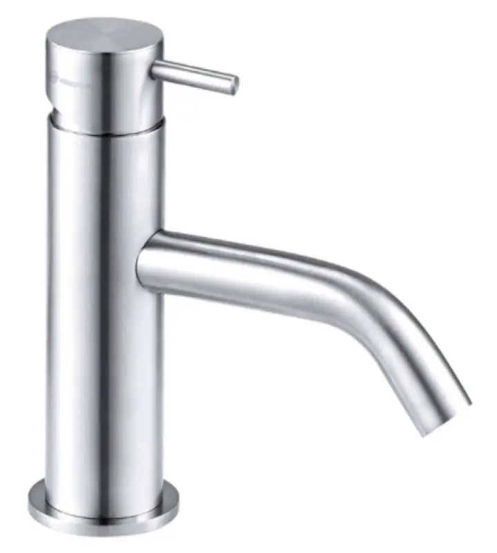 Waterevolution Flow low washbasin faucet stainless steel T110IE