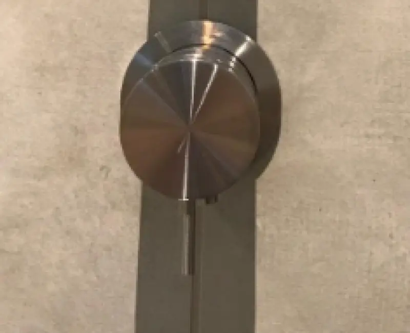 Waterevolution Flow upotettava suihkutermostot, massiivista ruostumatonta terästä, pyöreällä ruusukkeella T142TBIE 1208816582