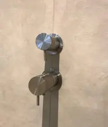 Waterevolution Flow inbouwhendeldouchethermostaat met 2 uitgangen volledig RVS 1208852642