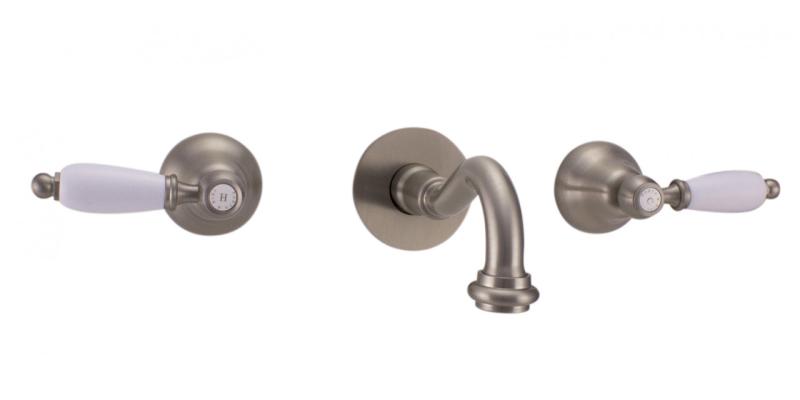 PB klassinen hanan asennus seinähana valkoisilla kahvoilla 16 cm ulostulo RST 1208854342