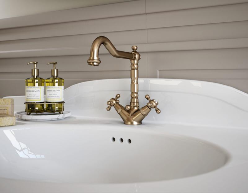 PB klassinen pesuallashana tähtinuppeilla, 18,5 cm:n nokka, Pronssi, 1208854962