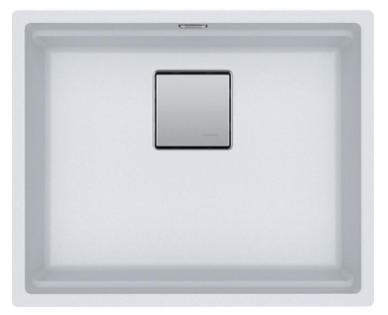 Franke Kubus KNG 110.52 kitchen sink 52x42 white granite undermount 125.0512.506