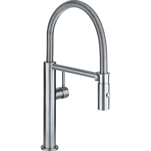 Franke Pescara Semi Pro L Kitchen tap flexible spout stainless steel 115.0472.960 - Productafbeelding