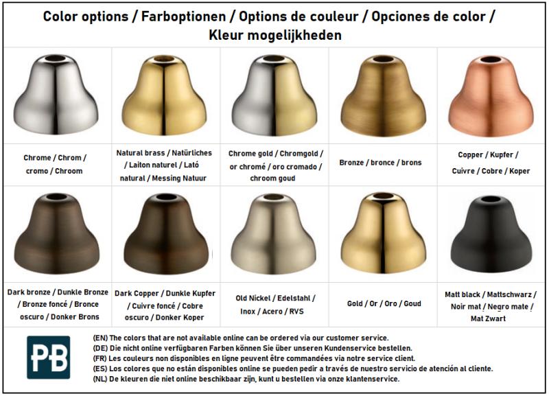 PB classic Sliding rail set with hand shower and shower hose bronze 1208899102