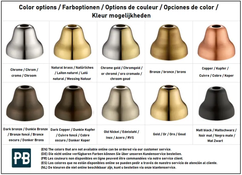 PB Klassinen Sisäänrakennettu Vaihtoventtiili 2-tie Kromi 1208899122