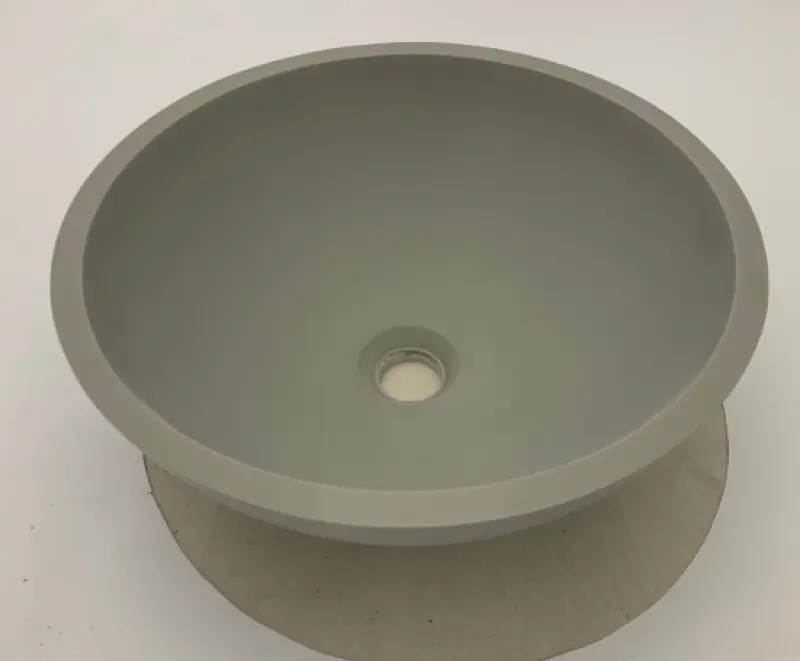 Solid-S Pure pöytämallinen pesuallas, pyöreä, matta, vaaleanharmaa, L41xK14cm, ilman ylivuotoaukkoa 1208919566