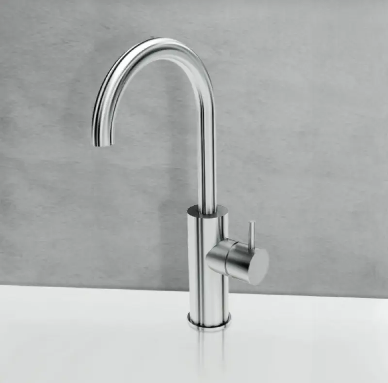 Waterevolution Flow washbasin tap high model chrome T1121F01