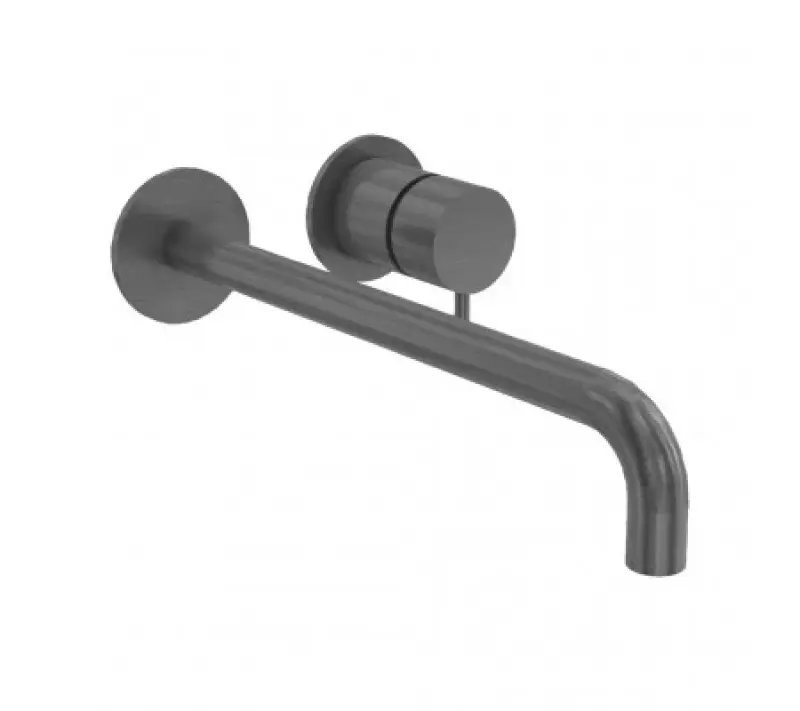 Waterevolution Flow Upouusi pesuallashana PVD Gun Metal, ulostulo 15 cm T116BME-15