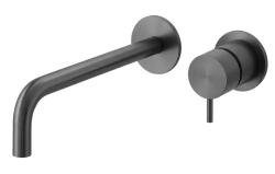 Waterevolution Flow Upouusi pesuallashana PVD Gun Metal, ulostulo 21 cm T116BGME-21