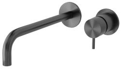 Waterevolution Flow Upouusi pesuallashana PVD Gun Metal, ulostulo 25 cm T116BGME-25