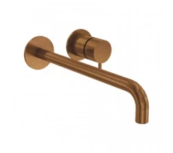 Waterevolution Flow upotettava pesuallashana PVD Harjattu Kupari, jossa on 21 cm ulottuvuus T116CPE-21