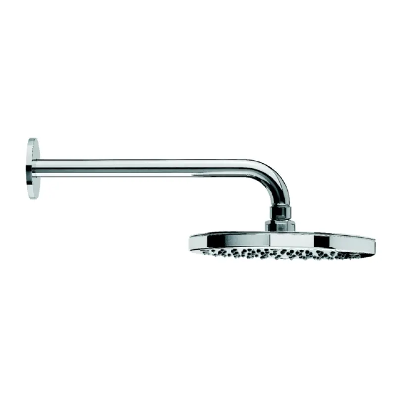 Waterevolution Flow suihkupää 200 mm, seinäkiinnitys, harjattu kupari T1641CPE