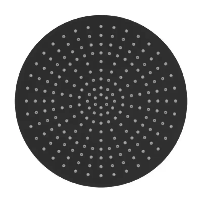 SB Rubinetterie Sadesuihku Eco Air vettä säästävä päänsuihku 30 cm metalli mattamusta 1208946745