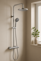 DEMM Shower suihkuyhdistelmä termostaatti sadesuihkulla kromi 1208946965