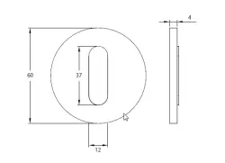 Waterevolution Flow inbouw wastafel met infrarood sensor op batterijen chroom T118EB01