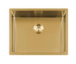 Lorreine 50SP-Gold Luxe RST-allas PVD Gold 50x40 alakiinnitys, tasokiinnitys ja päälle asennettava 1208952368