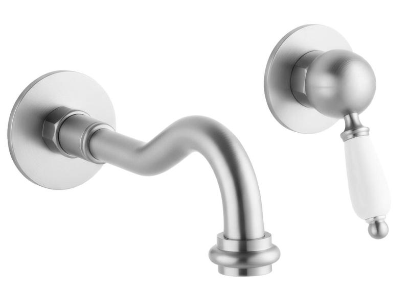 PB nostalgic built-in sink faucet Vintage spout 21cm stainless steel