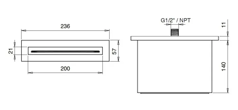 SB Square vesiputoushana, mattamusta