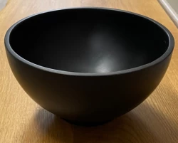 Solid S -pieni pesuallas, Solid Surface, pyöreä, 20 x 20 x 11 cm, mattamusta, 1208953268