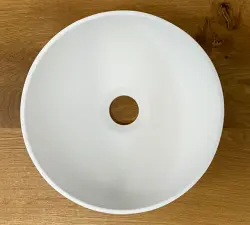 Solid S -pieni pesuallas, Solid Surface, pyöreä, 25 x 25 x 11 cm, mattavalkoinen, 1208953272