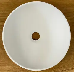 Solid S -pieni pesuallas, Solid Surface, pyöreä, 30 x 30 x 11 cm, mattavalkoinen, 1208953273