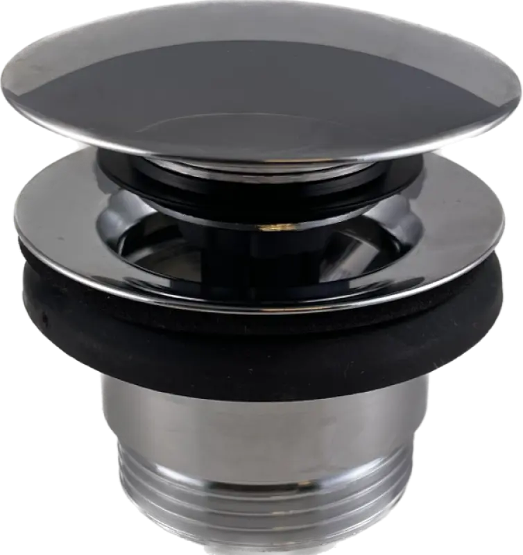 PB Unix sink plug 1 1/4 lockable push up click clack chrome 1208953283