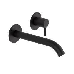 SB Round uppoasennettava pesuallashana, mattamusta - 102mm